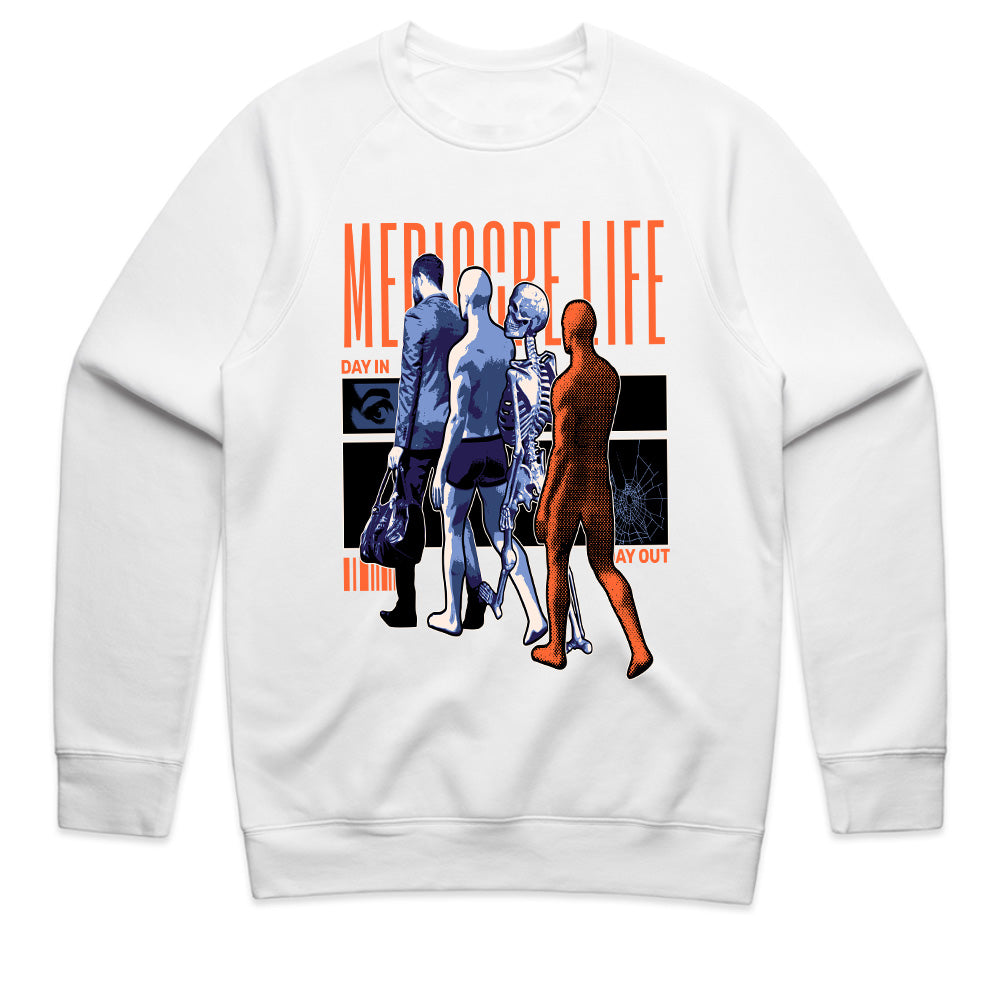 Existential Grind: Mediocre Life Statement Tee
