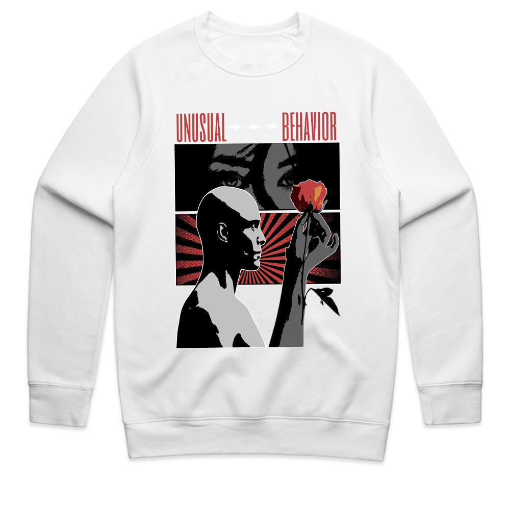 Crimson Gaze: Unusual Behavior Art Tee