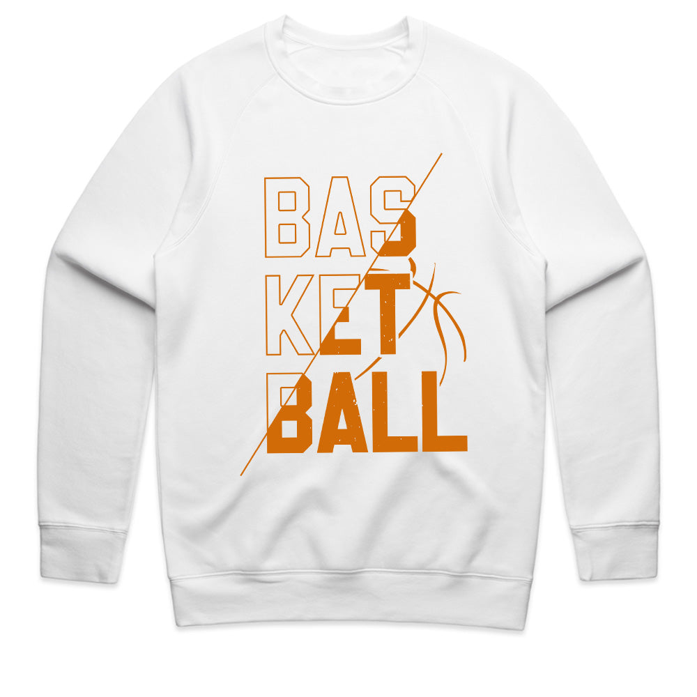 Diagonal Court: Split Basketball Passion Tee