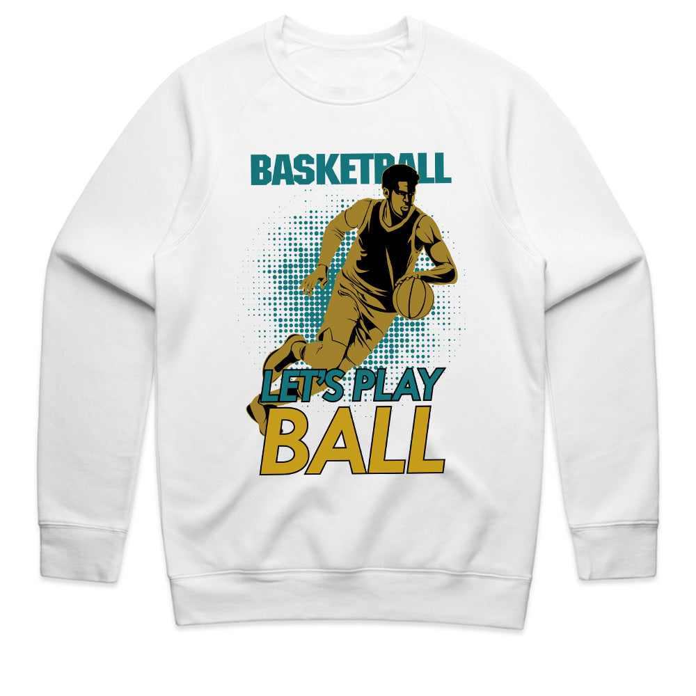 Courtside Hustle: Let’s Play Ball Basketball Tee