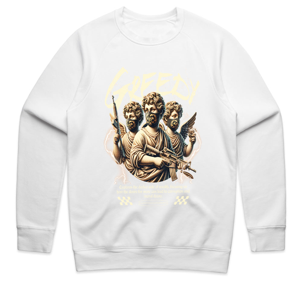 Greedy Saints: The Corruption of Desire Tee