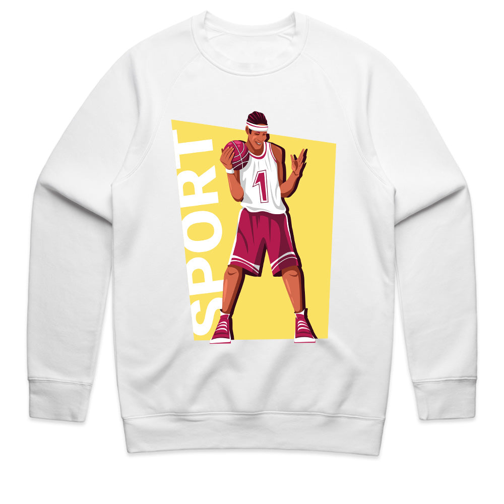 Court King Retro Basketball Tee