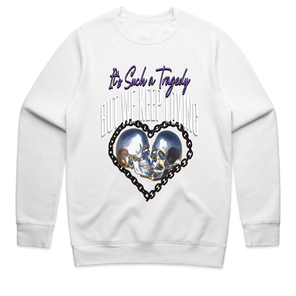 Tragic Devotion: Eternal Love Skull Tee