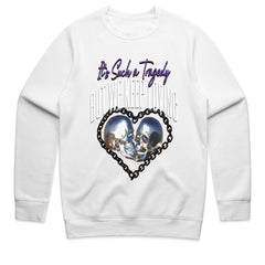 Tragic Devotion: Eternal Love Skull Tee