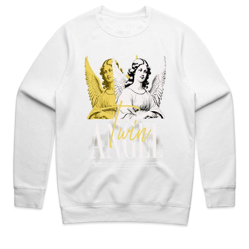 Celestial Twins: Dual Guardian Angel Tee