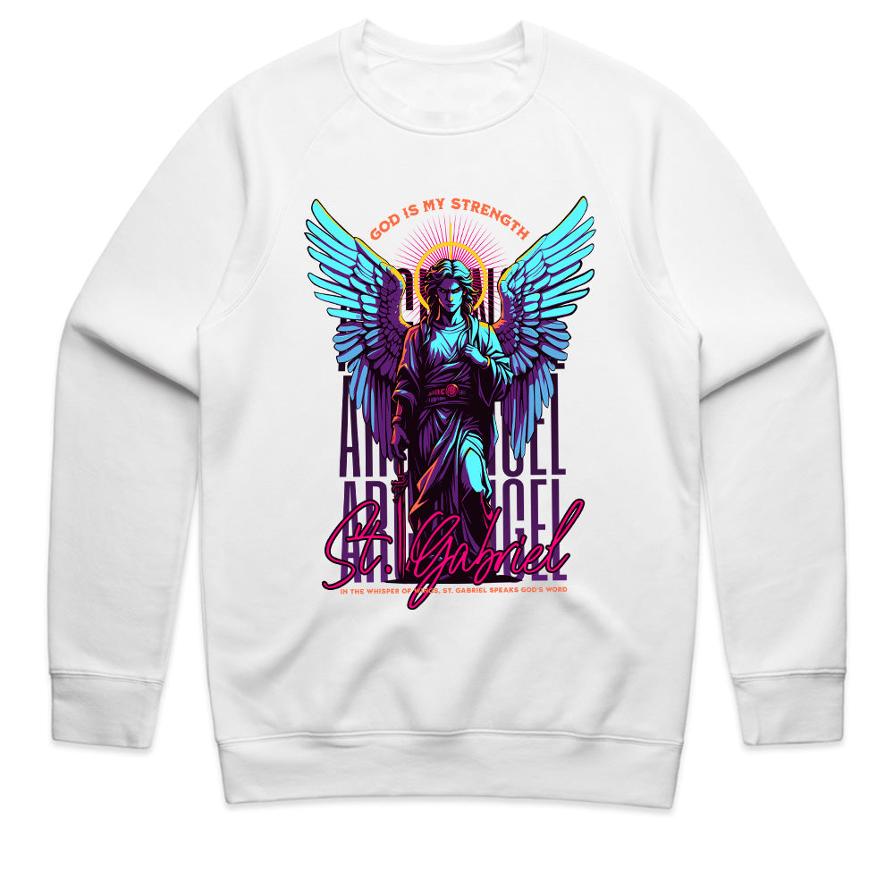 Neon Archangel: St. Gabriel Divine Strength Tee