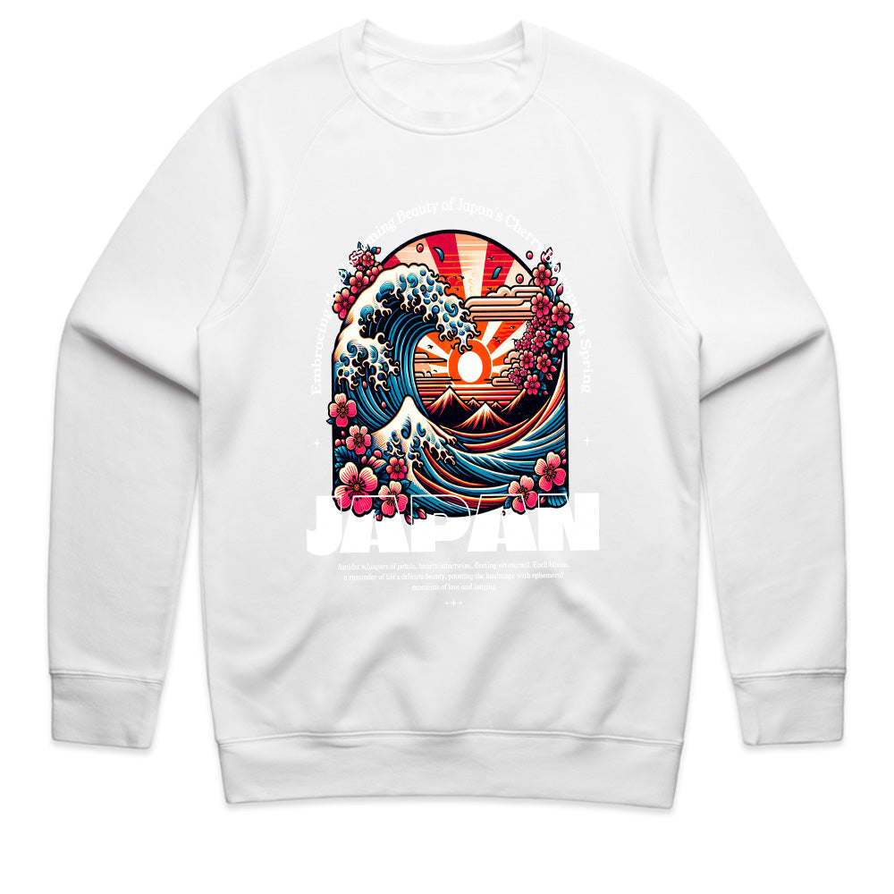 Sakura Waves: Japan’s Eternal Spring Graphic Tee