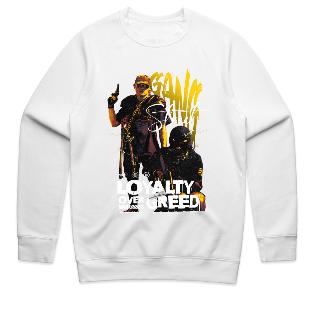 Street Loyalty: Gang Over Greed Tee