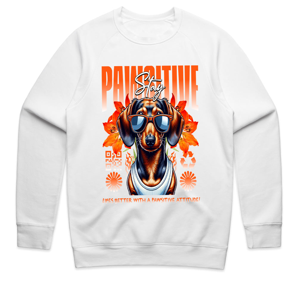 Stay Pawsitive: Cool Pup Attitude Tee