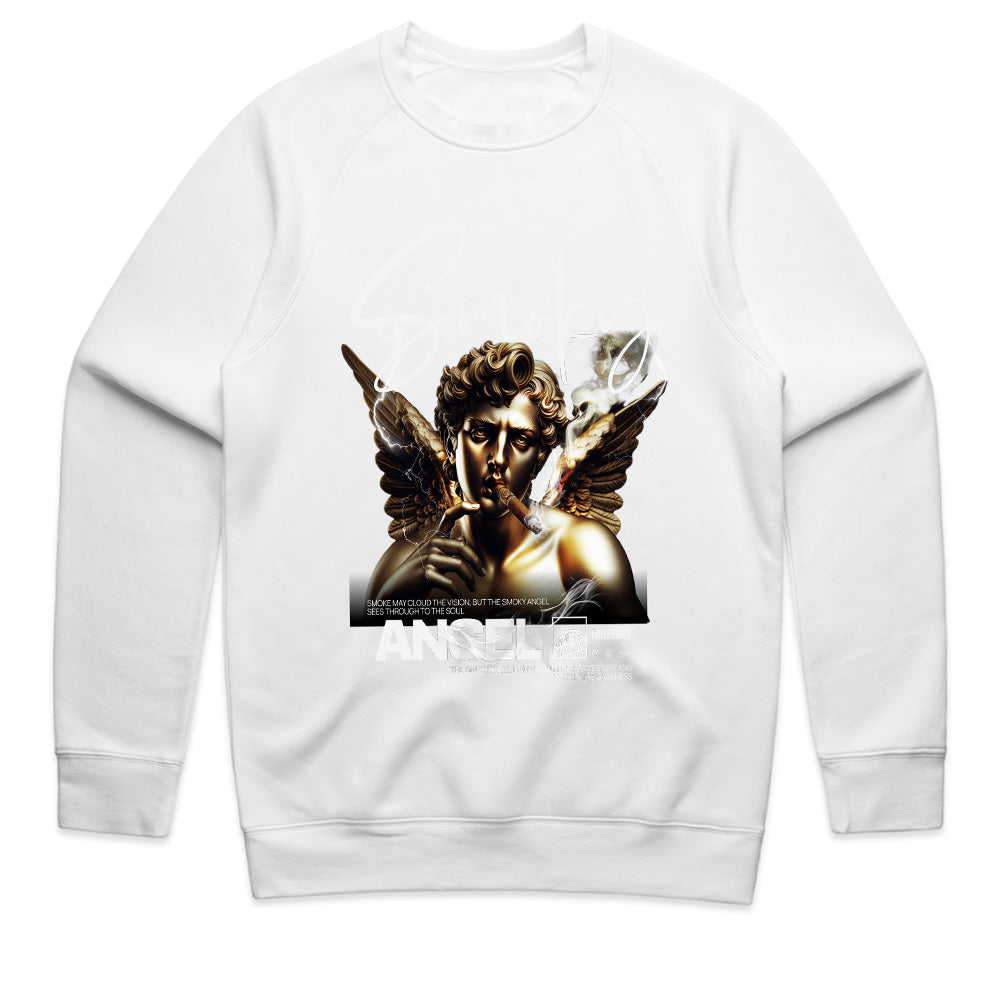 Smoky Angel: Rebel Cherub Streetwear Tee
