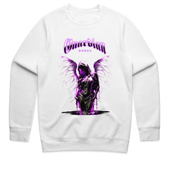 Shadowlight Guardian: Neon Angel Streetwear Tee