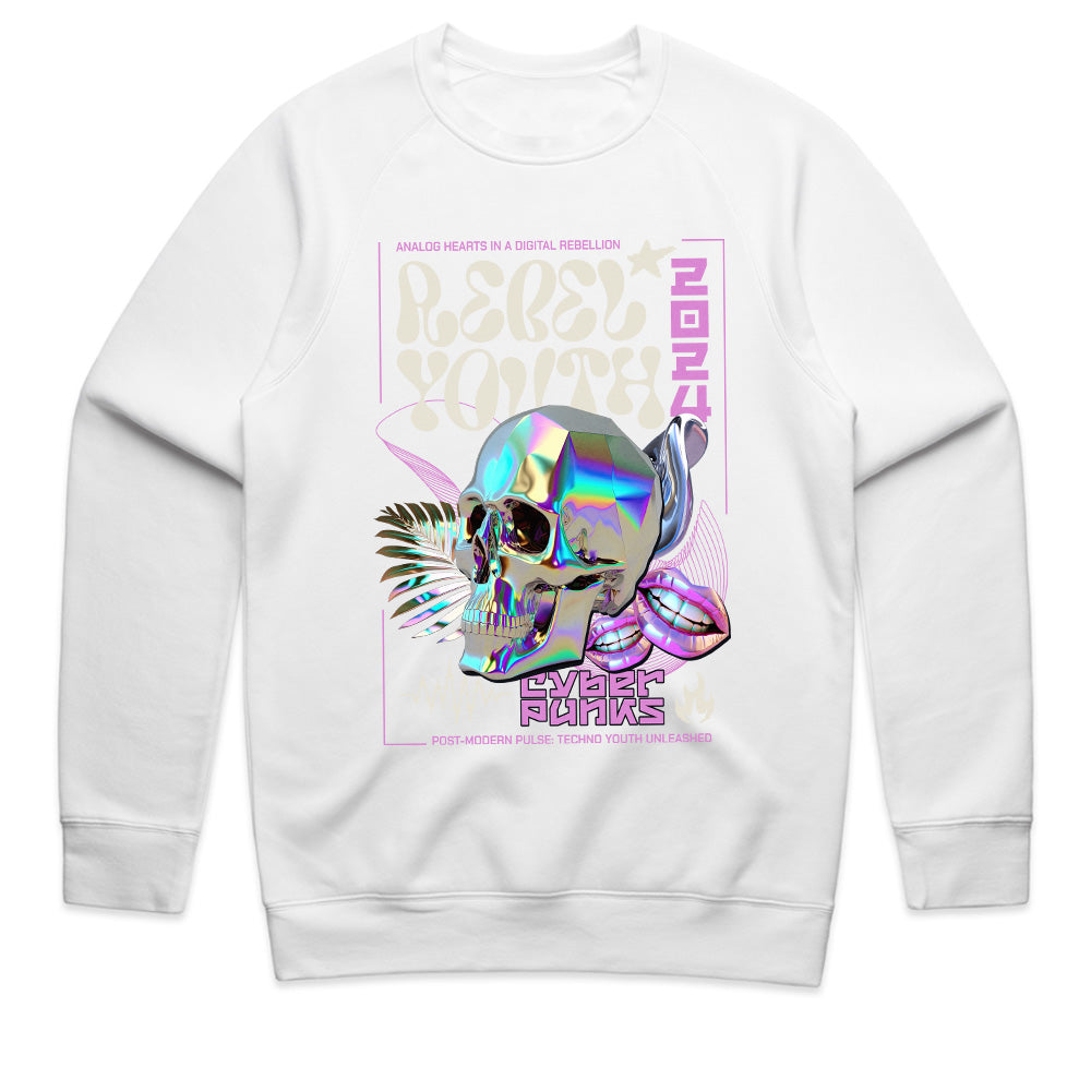 Neon Anarchy: Rebel Youth Cyberpunk Tee