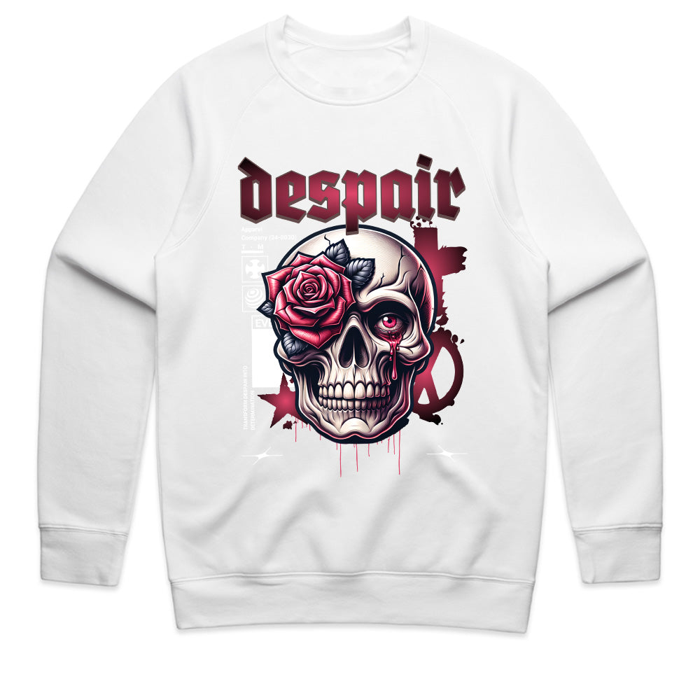 Roses & Ruin: Crimson Despair Skull Tee