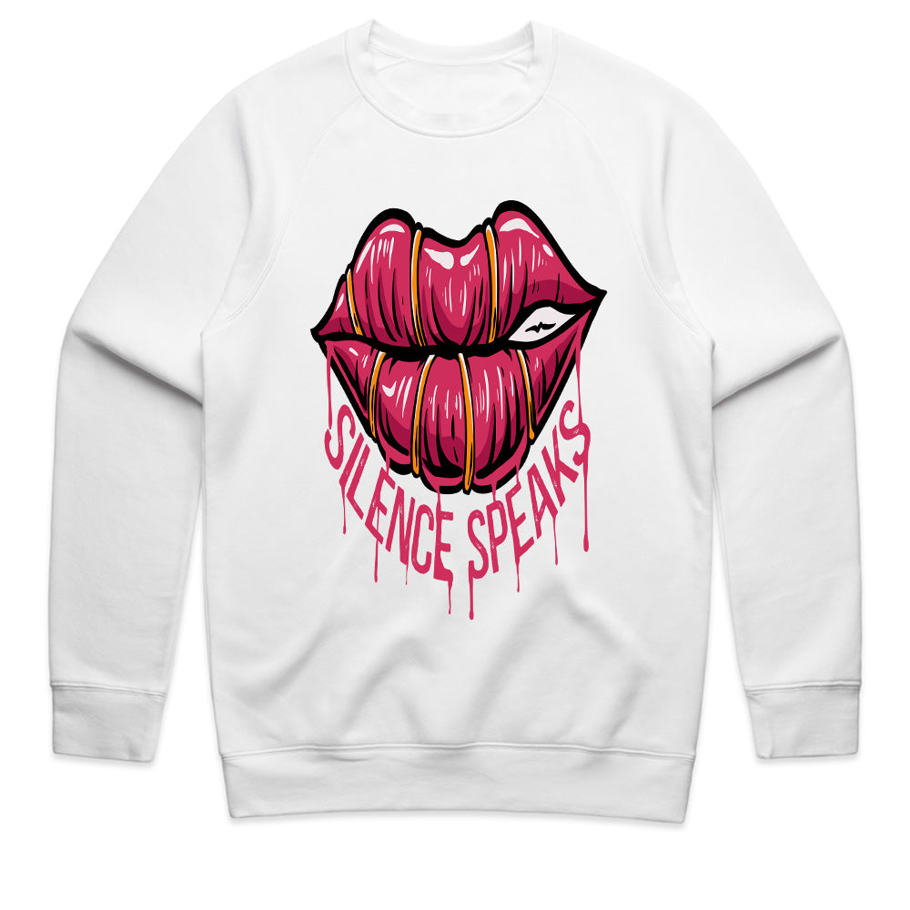 Silence Speaks: Bold Lips Statement Tee