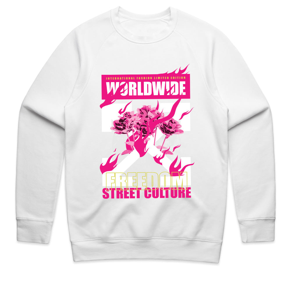 Worldwide Freedom: Street Culture Bloom Tee