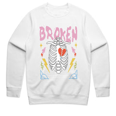 Fractured Heart: Broken Trust Skeleton Tee