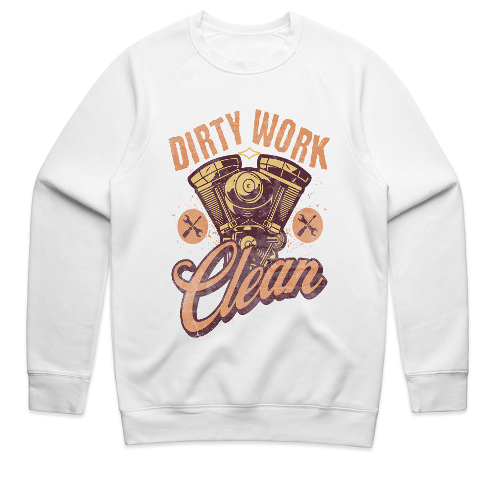 Grease & Glory: Dirty Work, Clean Ride Tee