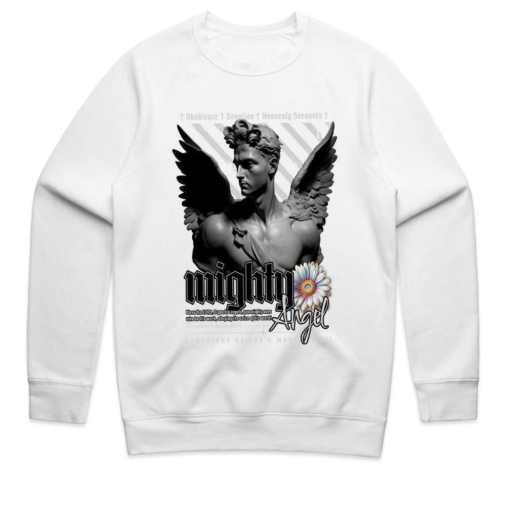 Celestial Sentinel: Mighty Angel Guardian Tee