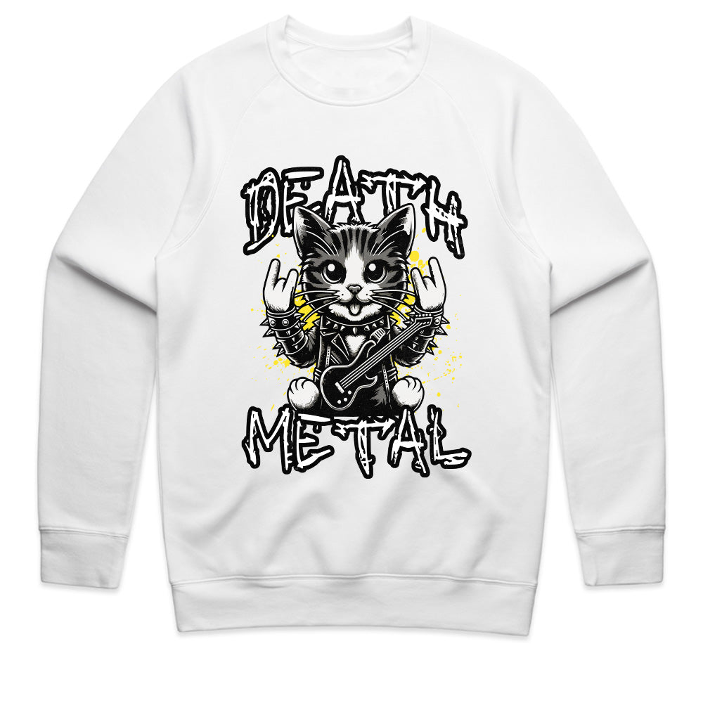 Riff & Roar: Death Metal Cat Tee