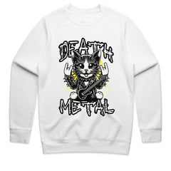 Riff & Roar: Death Metal Cat Tee