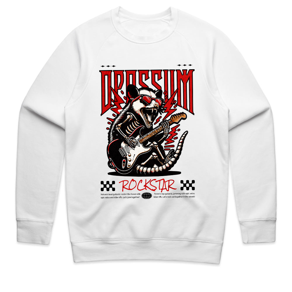 Riff-Ripping Opossum Rockstar Tee