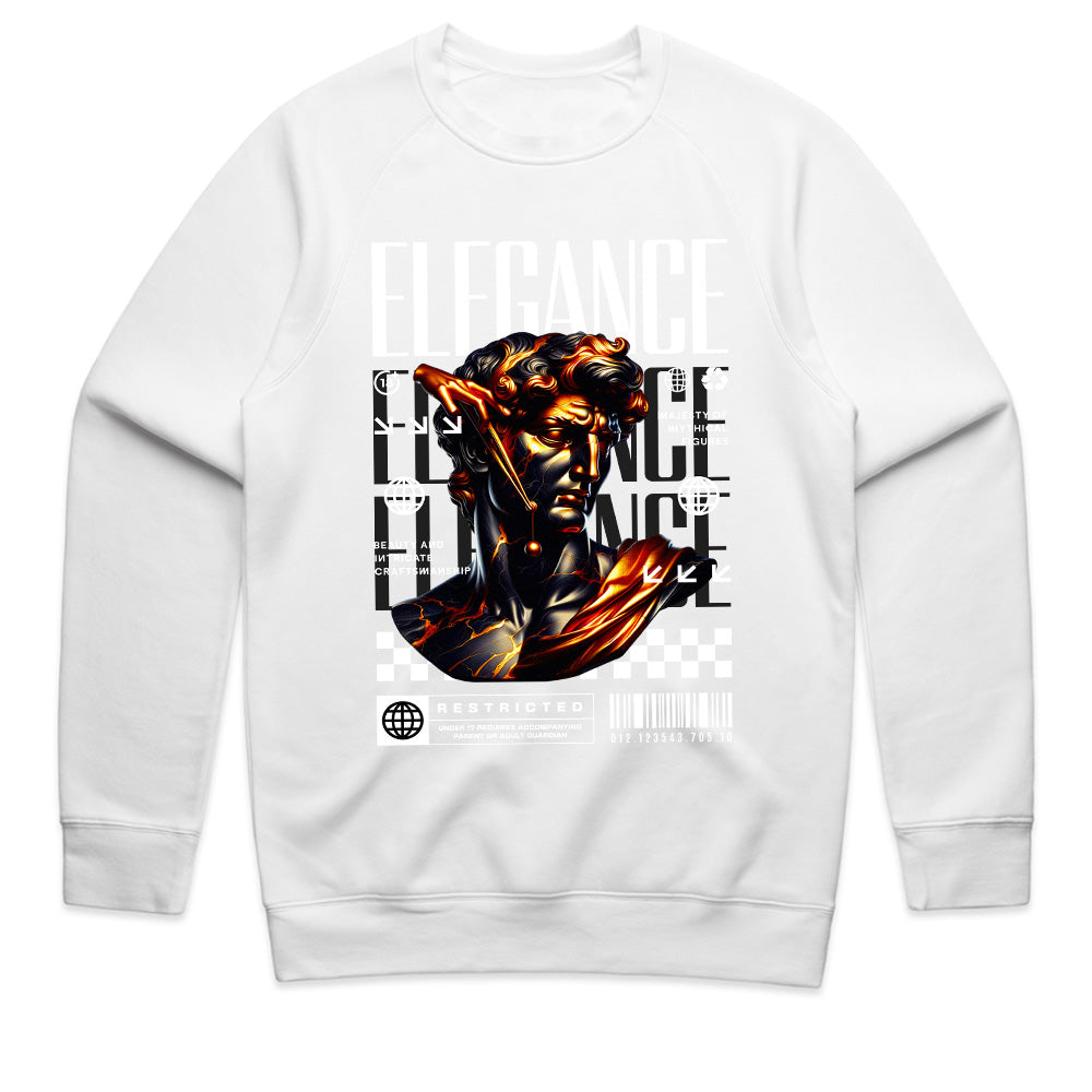 Neo-Classical Blaze: Elegance Mythos Tee