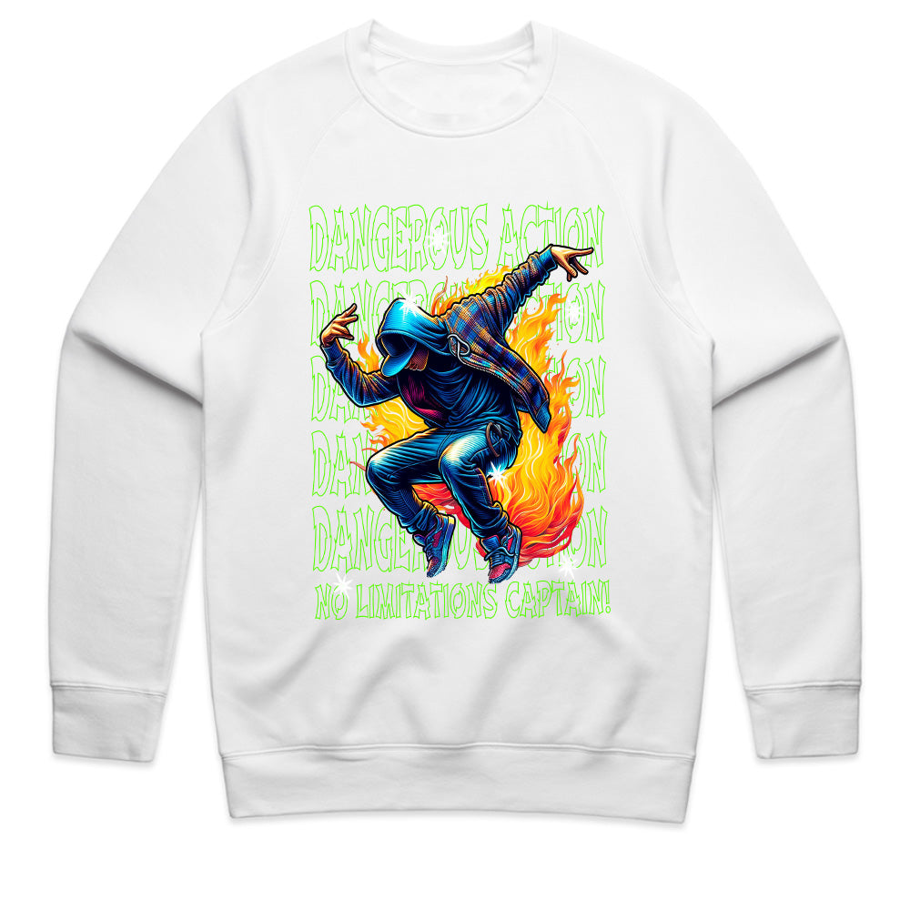 Inferno Hustle: Dangerous Action Street Tee