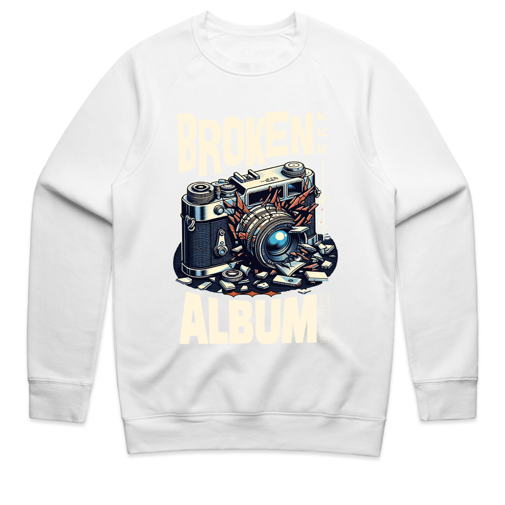 Broken Album Retro Camera Tee