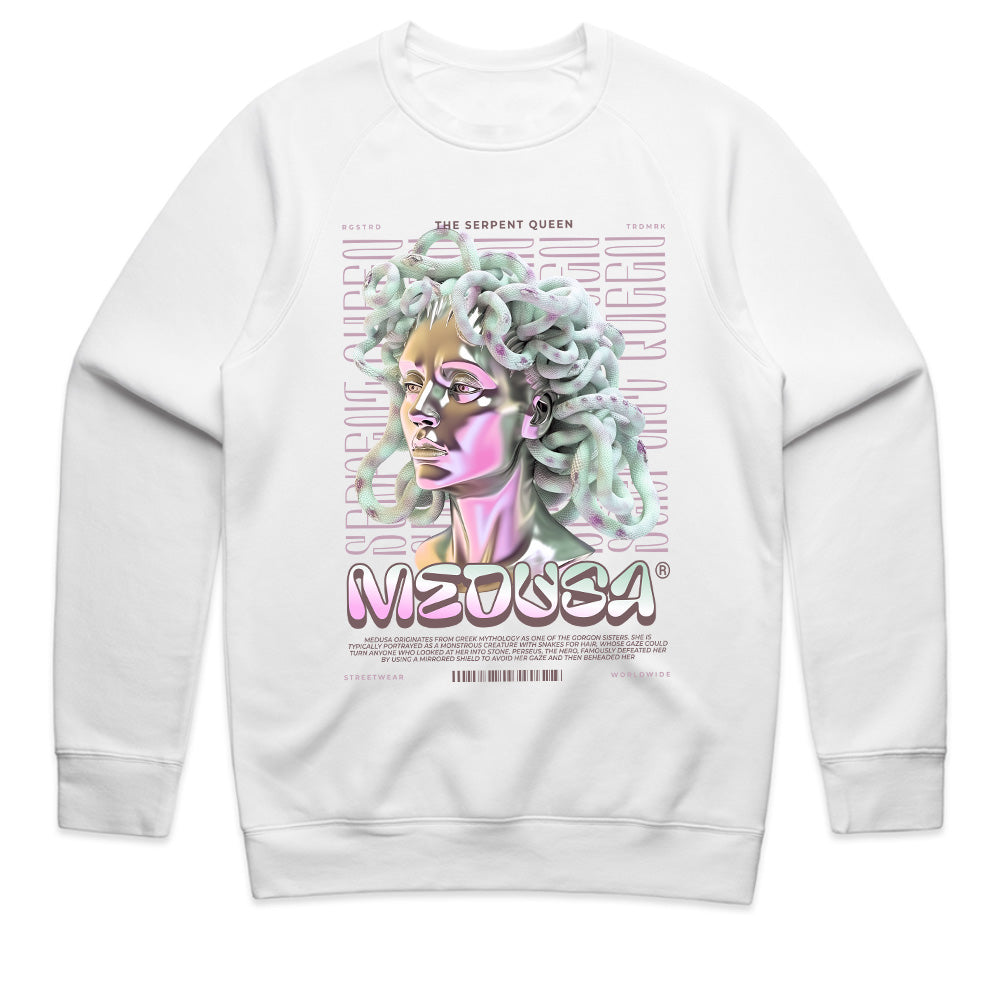 Serpent Queen: Neon Medusa Streetwear Tee
