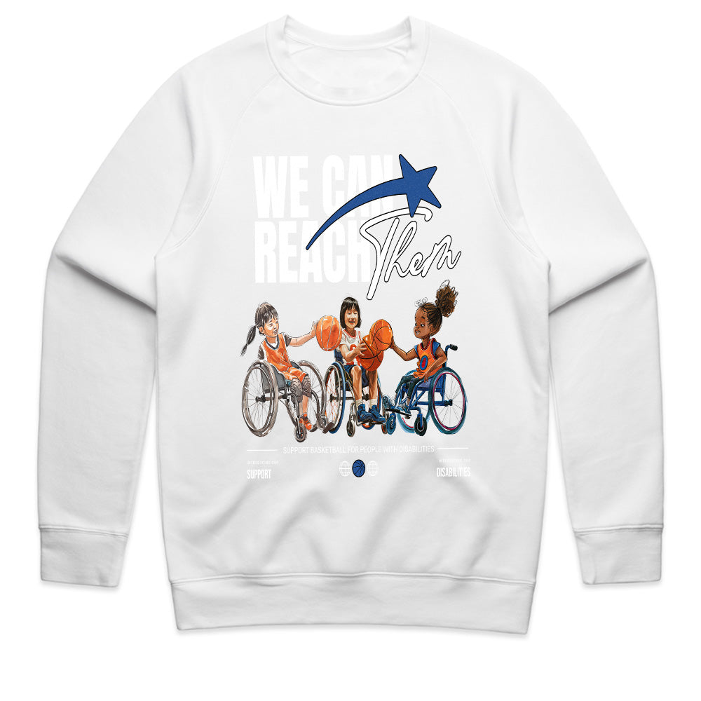 Reach Beyond Limits: Disability Empowerment Basketball Tee