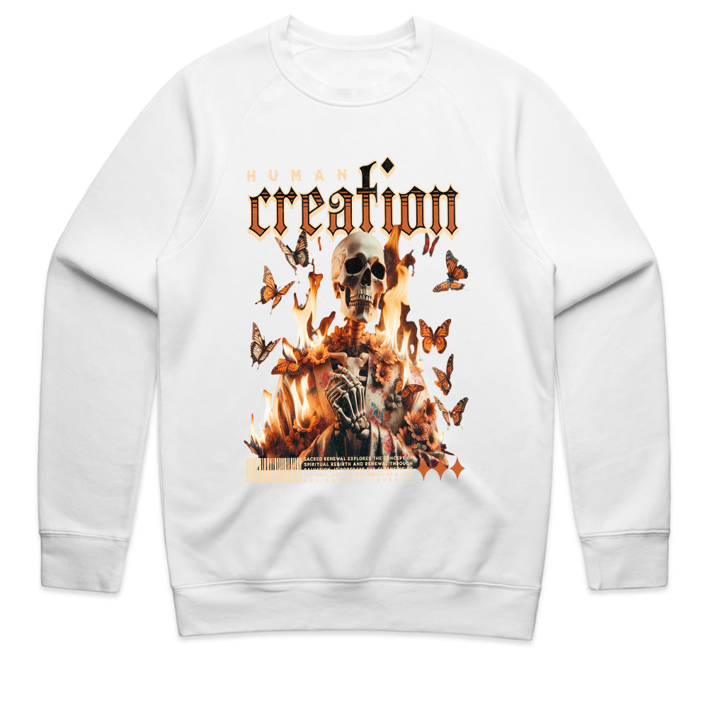 Infernal Metamorphosis: Human Creation Flame Tee
