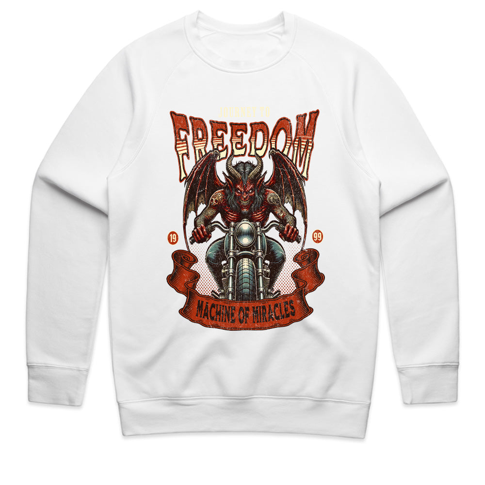 Journey to Freedom – Demon Rider Machine of Miracles T-Shirt