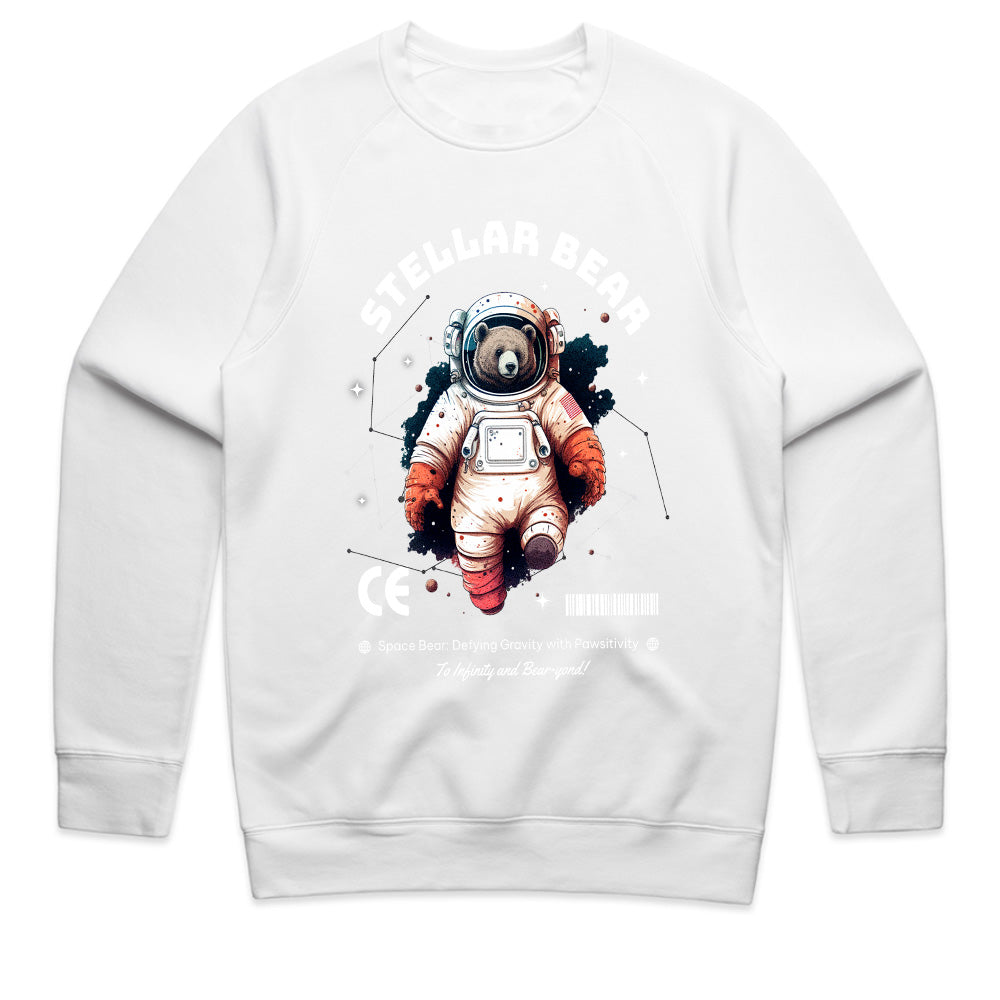 Stellar Bear" Astronaut Space Explorer Graphic Tee