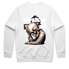 Echoes of Resilience: 'Hopeless' Skull Reflection Tee