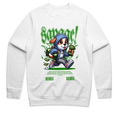 Savage Pup Hustle: Streetwise Money Runner Tee