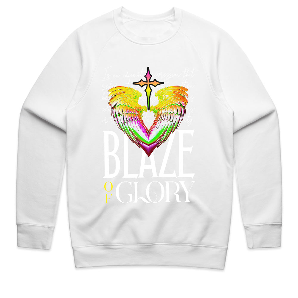 Celestial Flame: Blaze of Glory Wings Tee
