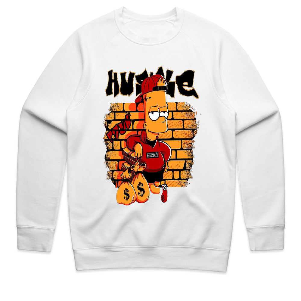Streetwise Mischief: Hustle Bart Tee