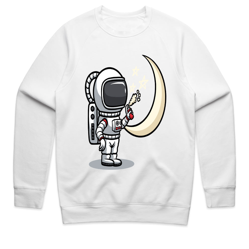 Cosmic Dreamer: Star Painter Astronaut Tee