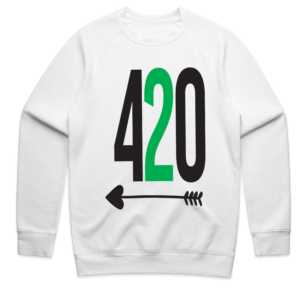 Elevated Arrow: Classic 420 Minimalist Tee