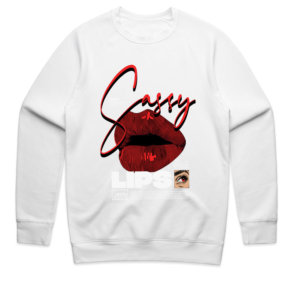 Sassy Lips: Bold Expression Tee