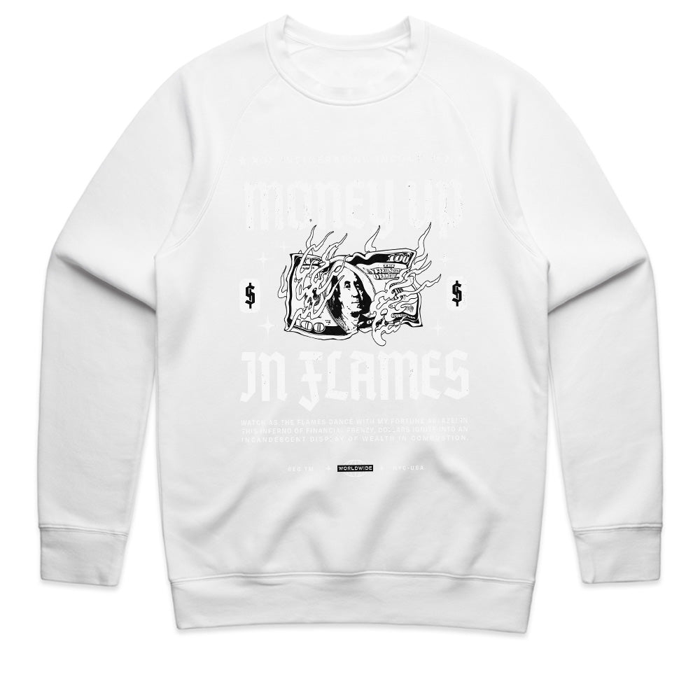 Money Up in Flames – Wealth Burn Edition Tee
