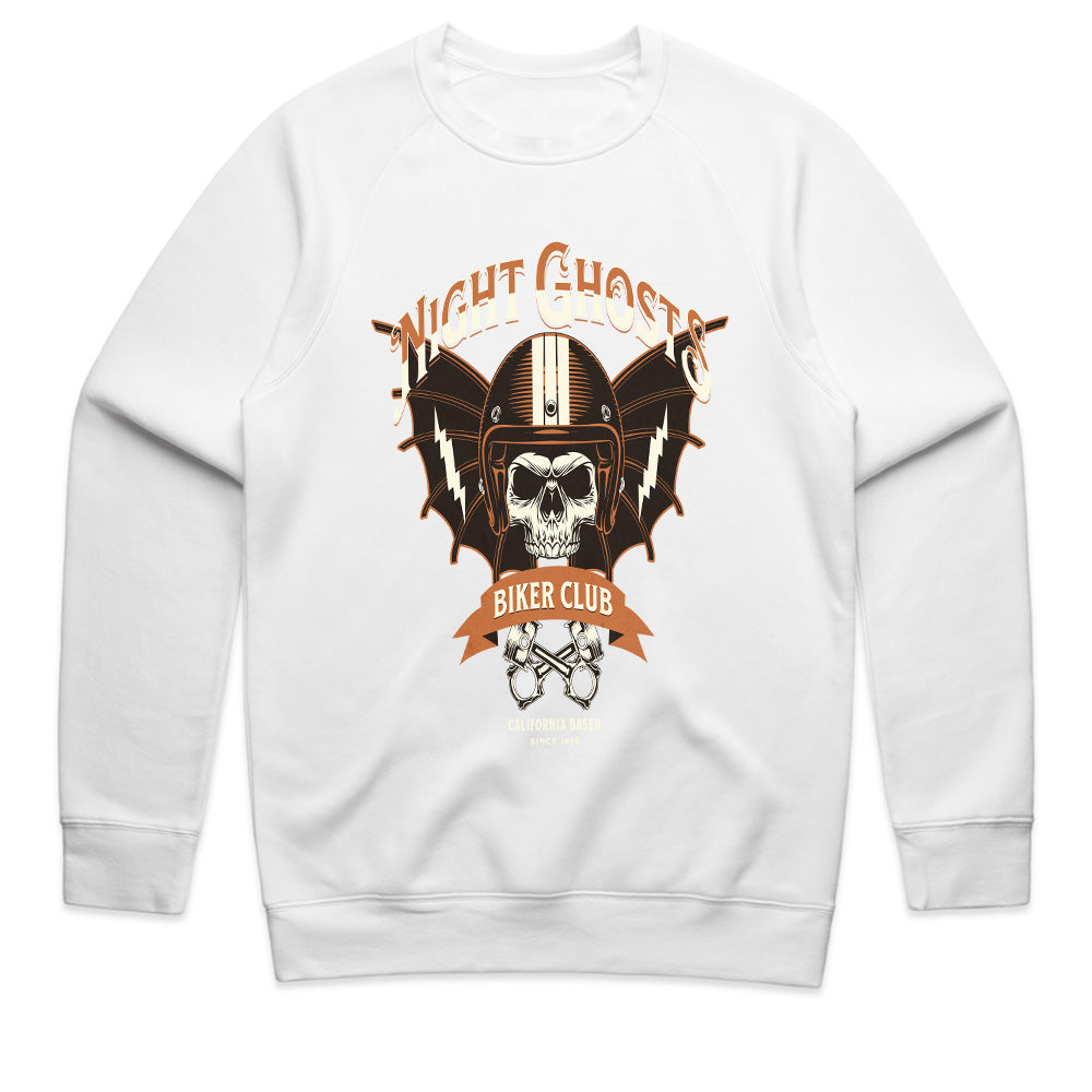 Night Ghosts Biker Club T-Shirt – Ride with the Spirits of the Road