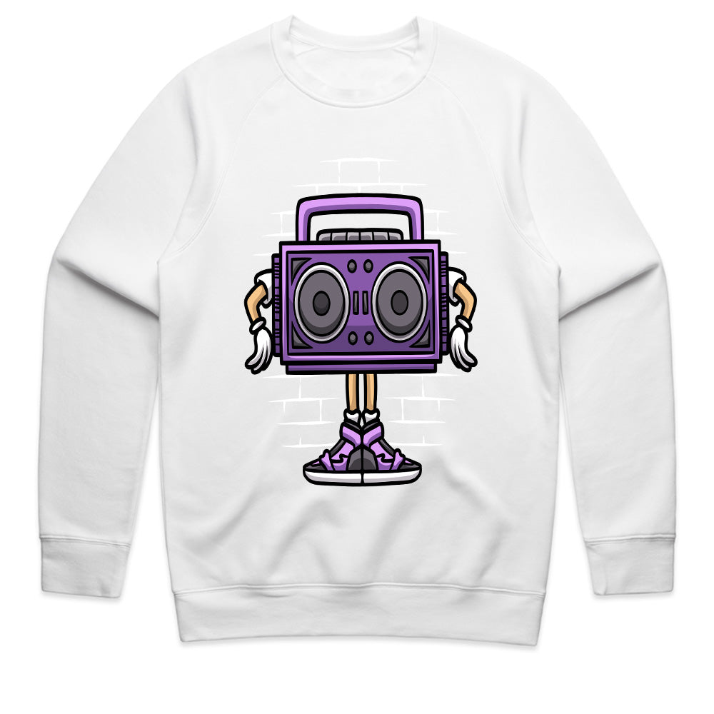 Boombox Vibes: Street Beat Cartoon Tee