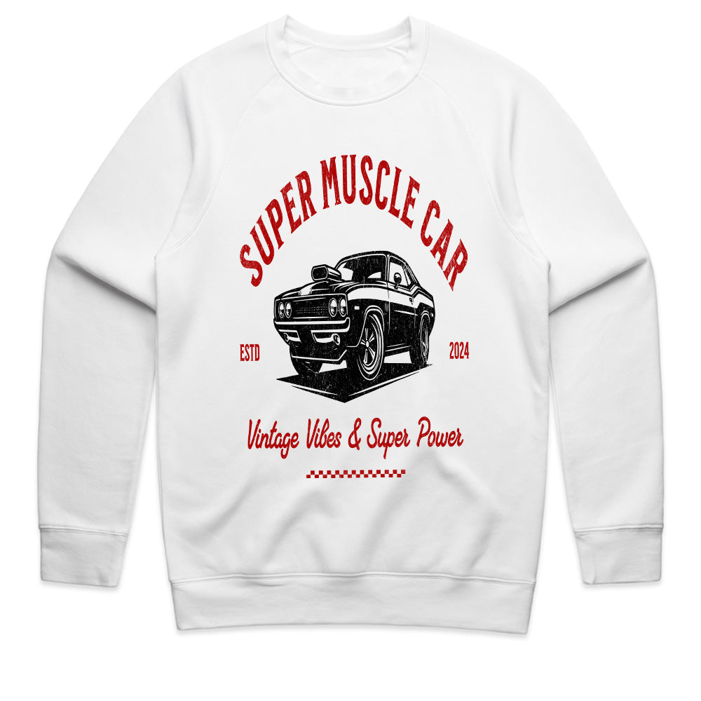 Retro Torque Tee – “Super Muscle Car” Vintage Edition