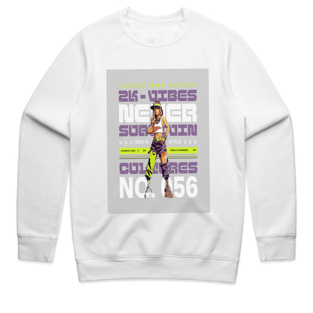 Cyber Neon Vibes: Never Subdue Streetwear Tee