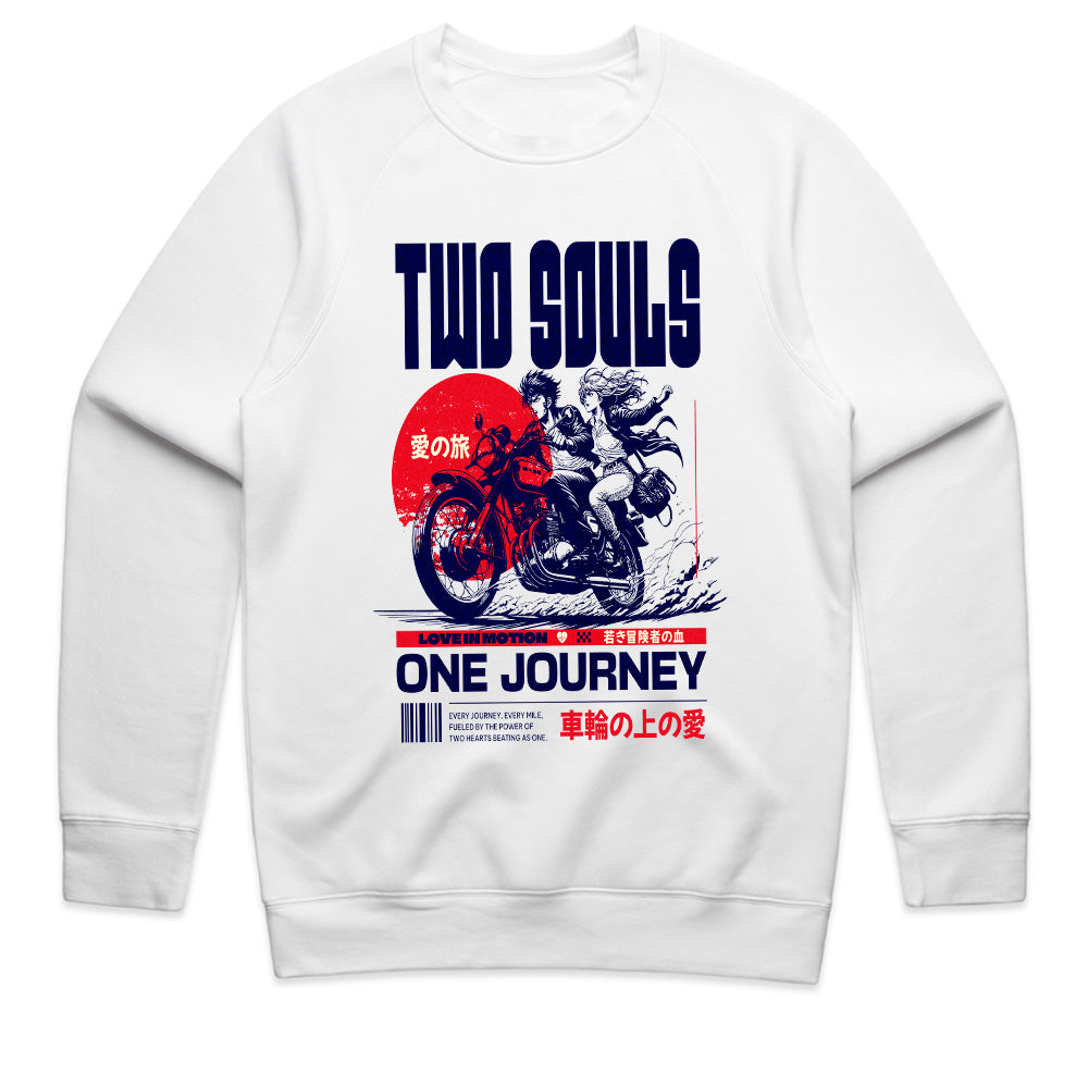 Two Souls, One Journey: Biker's Love Tee