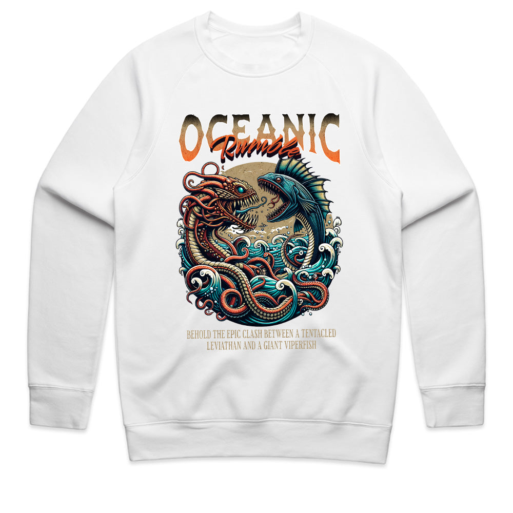 Oceanic Guardians: Leviathan vs. Viperfish Clash Tee