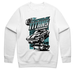 Torque Titans: Retro Muscle Car Autoworks Tee
