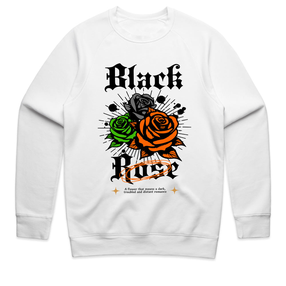 Black Roses: Neon Bloom Streetwear Tee