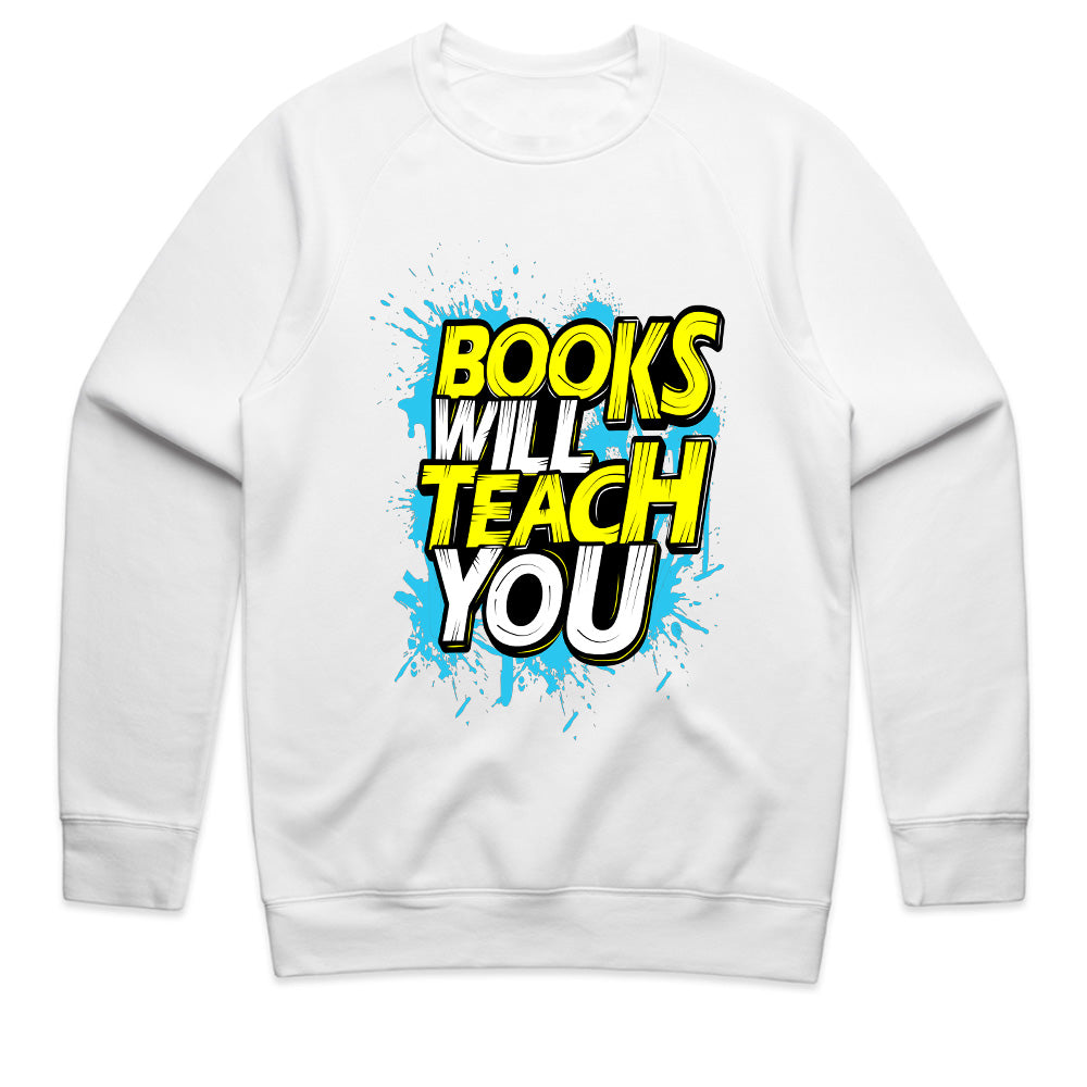 Knowledge Blast: Books Will Teach You - Edgy Reader Graphic Tee